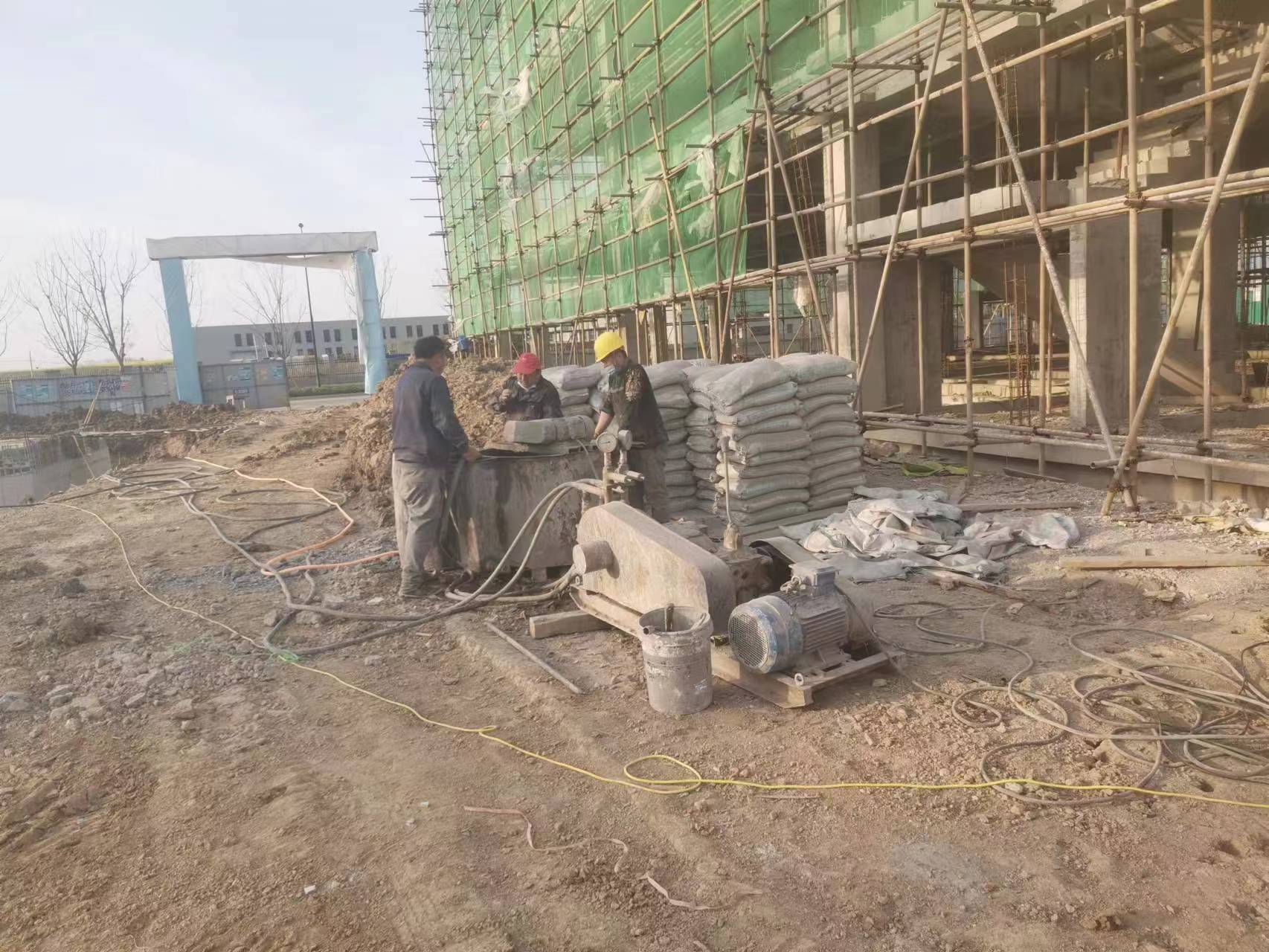 赤壁别墅下沉注浆